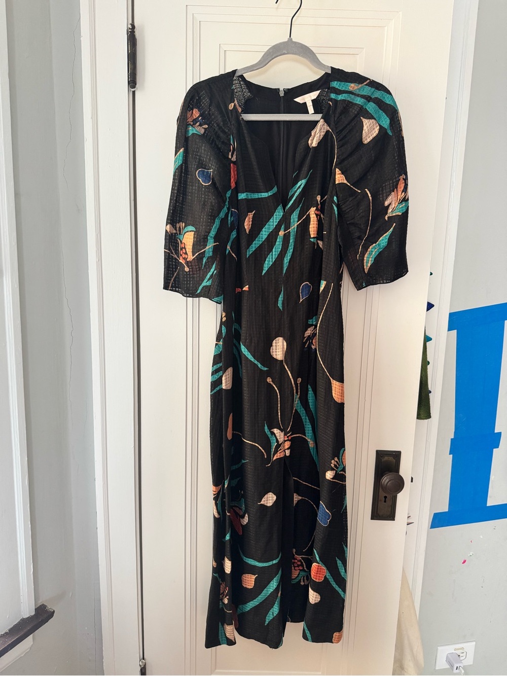 Rebecca Taylor Botanical Bloom Maxi Dress